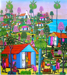 Jean Lesguerre Desir (Haitian, b.1941) – Myriam Nader Haitian Art