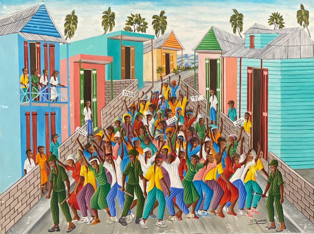 Dieudonné Rouanez (Haitian, 1920-DCD) – Myriam Nader Haitian Art