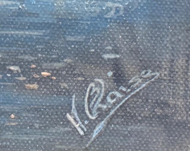 Andre Blaise 20"x24" The Ocean Dance Acrylic on Canvas Unframed Painting #1BN