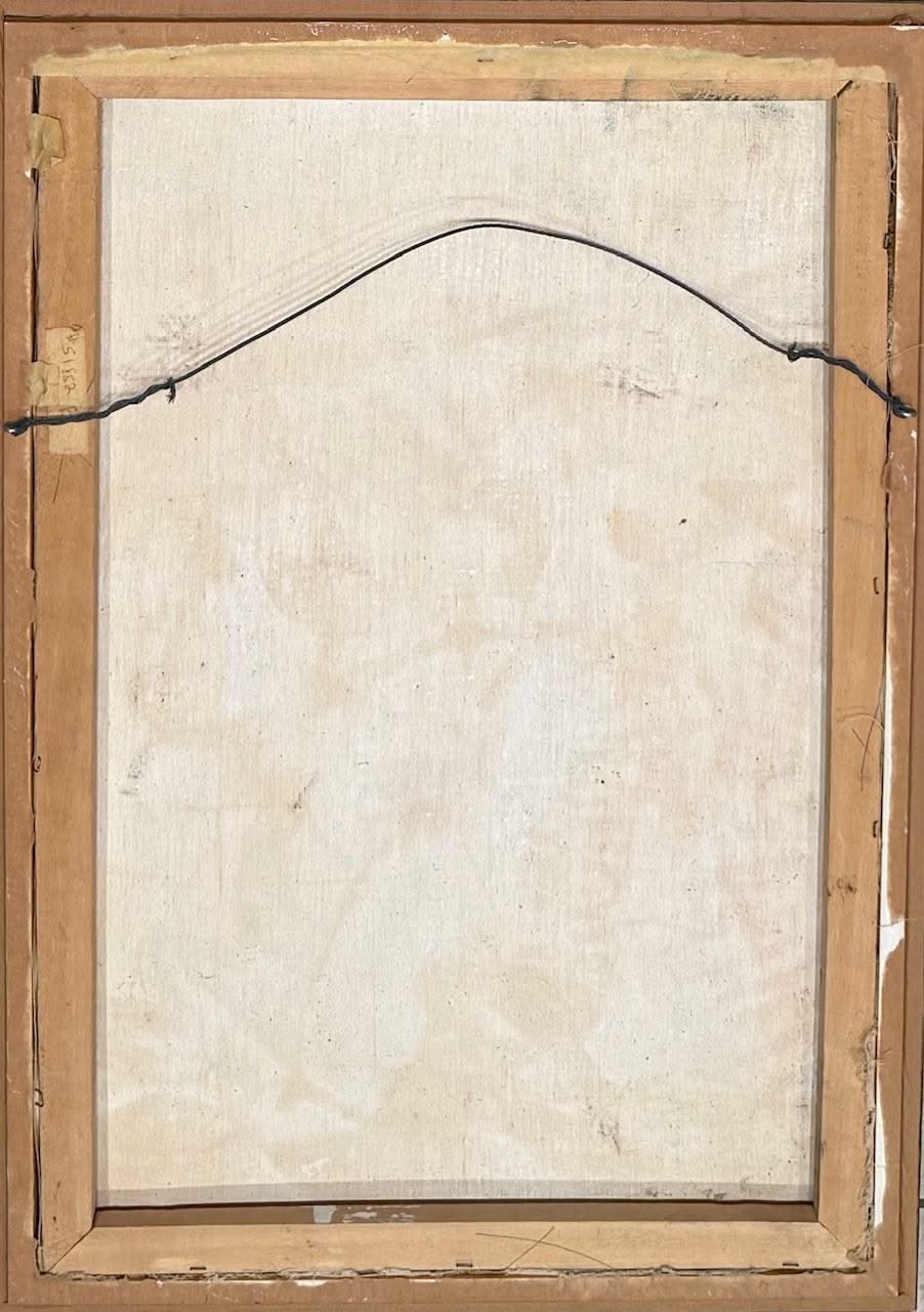 Antoine 24"x16" Market Scene 1985 Oil on Canvas Painting #1PMC-NY