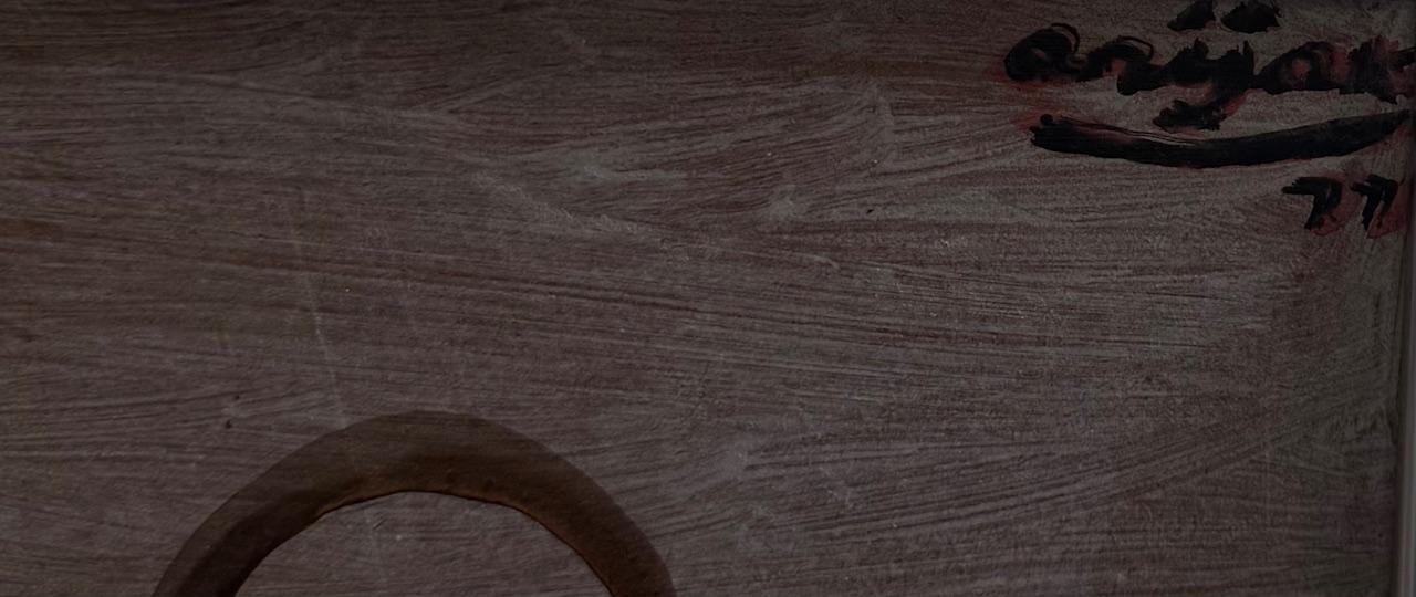 Harry Jacques (Arijak) 24"x30" Paysage au bord de la rivière 1970 Encaustique sur toile #3295MFN