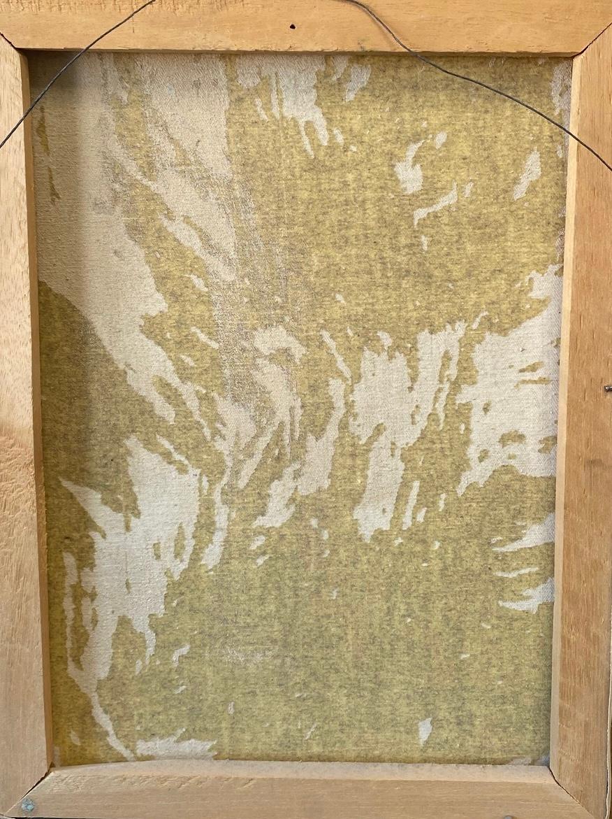 Dieudonne Cedor (1925-2010) 16"x12" Haitian Market Figures c1979 Oil On Canvas Unframed Painting #2ML