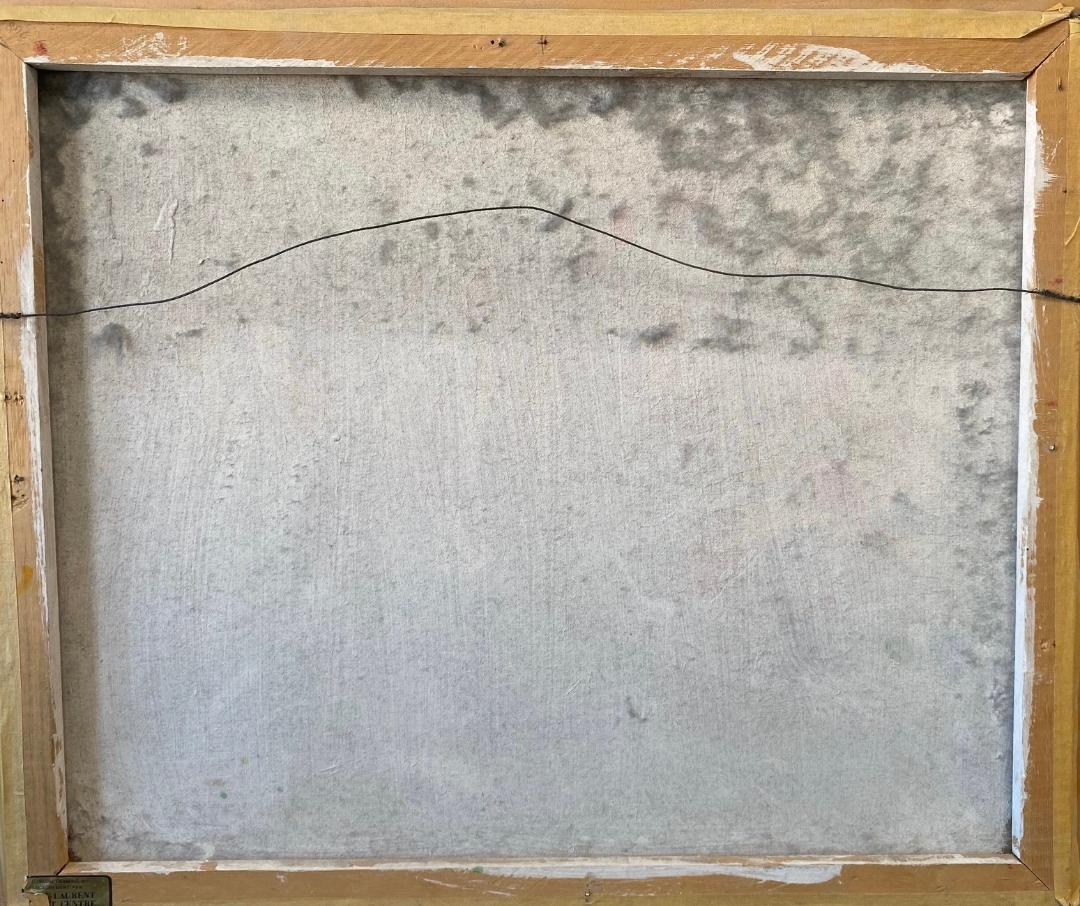 Dieudonne Cedor (1925-2010) 20"x24" Haitian Village Landscape c1979 Oil On Canvas Unframed Painting #3ML