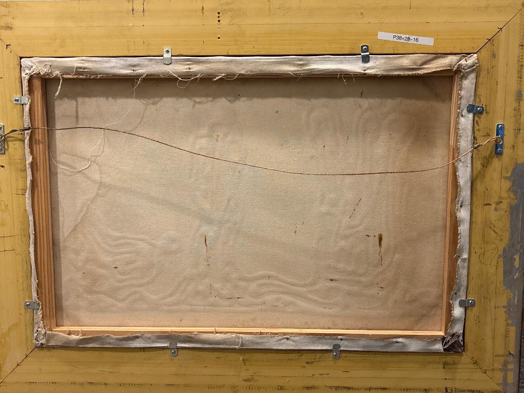 Franck Etienne, Franketienne (1936-2025) 20"x30" Abstract Figurative 1988 Acrylic on Canvas Unframed Painting #1SM