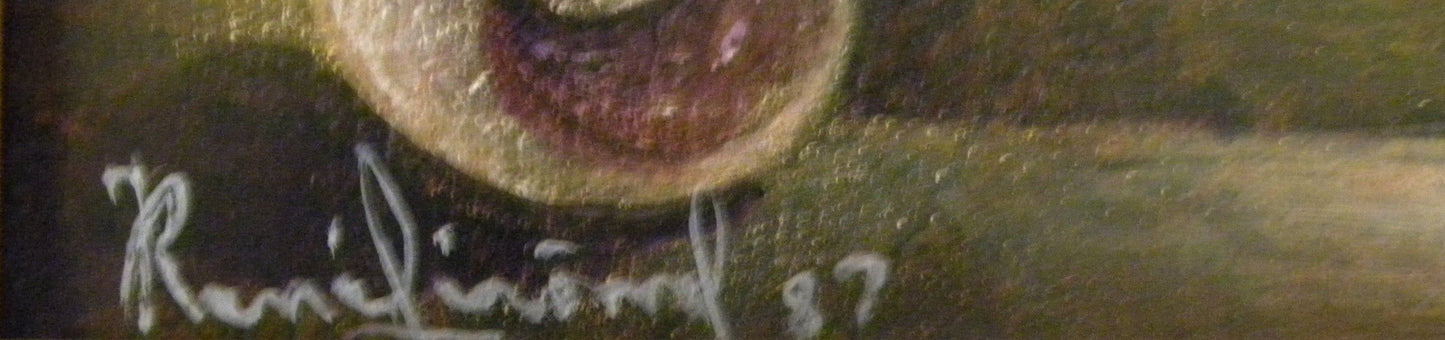 Jean-René Jérôme (1942-1991) 70"x44" Sans titre 1971 Peinture acrylique sur masonite- Fondation Marie & Georges S. Nader #3-1-93GSN-HA
