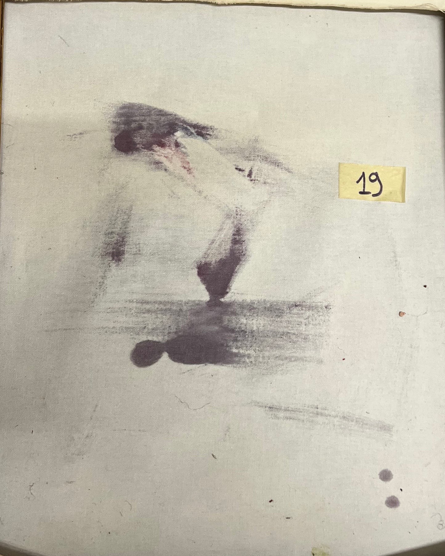 Jean Amil Augustin 22.65"x17.72" The Face of Creation 2014 Oil on Canvas Unframed Painting #3CFS