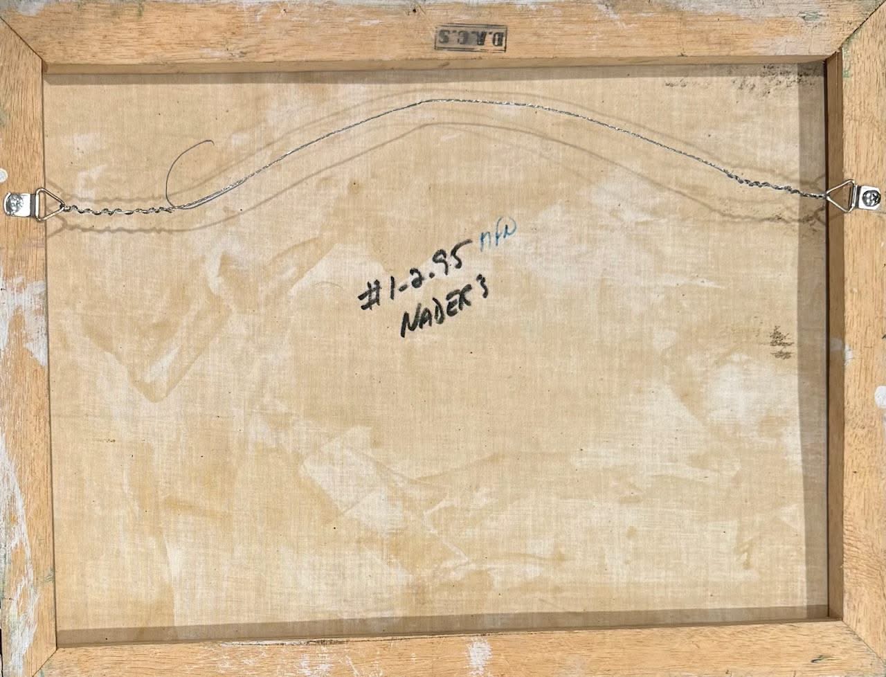 Michel Louissaint 12"x16" Landscape c1980 Oil on Canvas Painting#1-2-95MFN