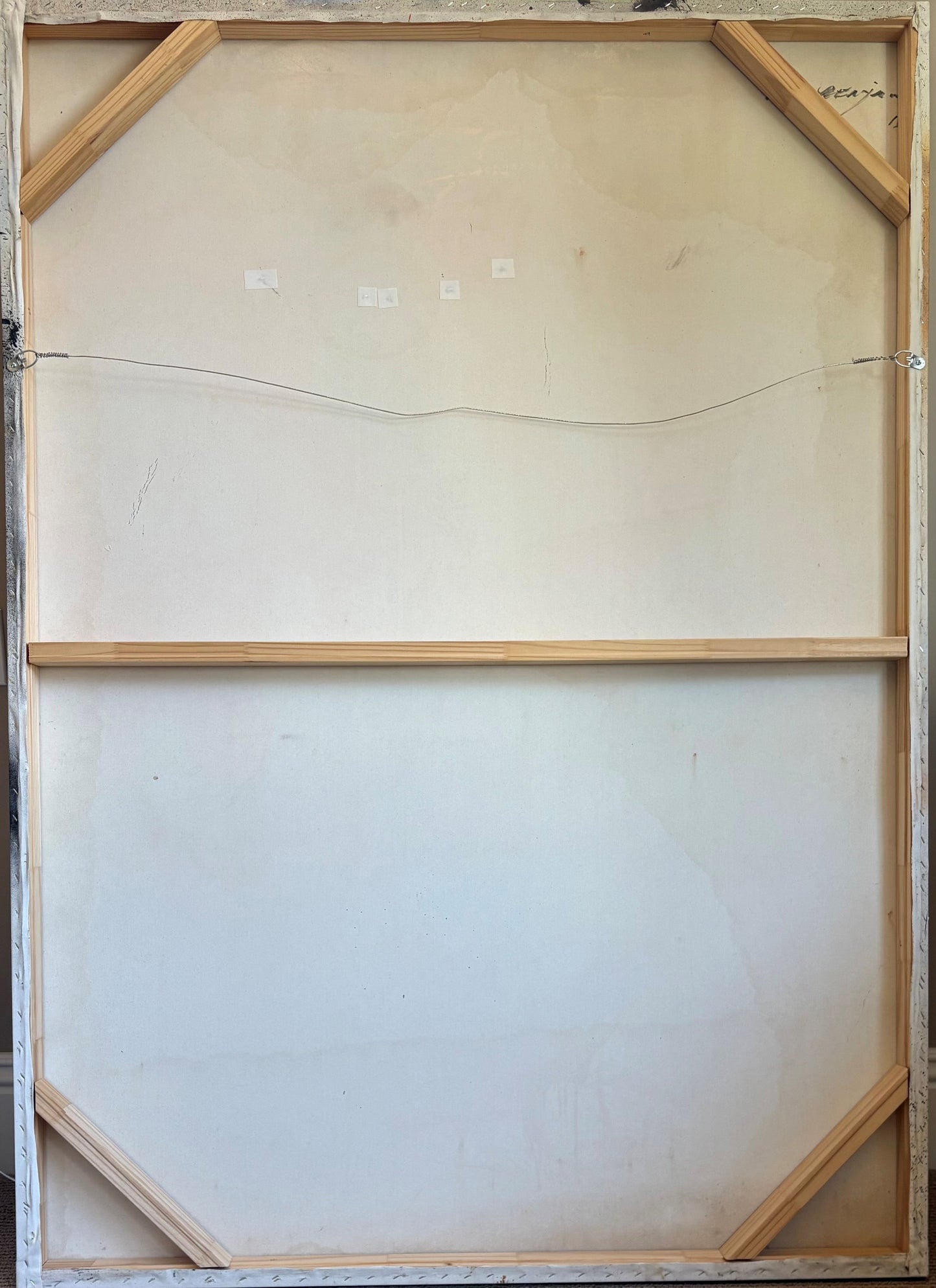 Mario Benjamin 68.75" x49" Abstract Portrait 2016 Acrylic on Canvas Unframed Painting #2TH