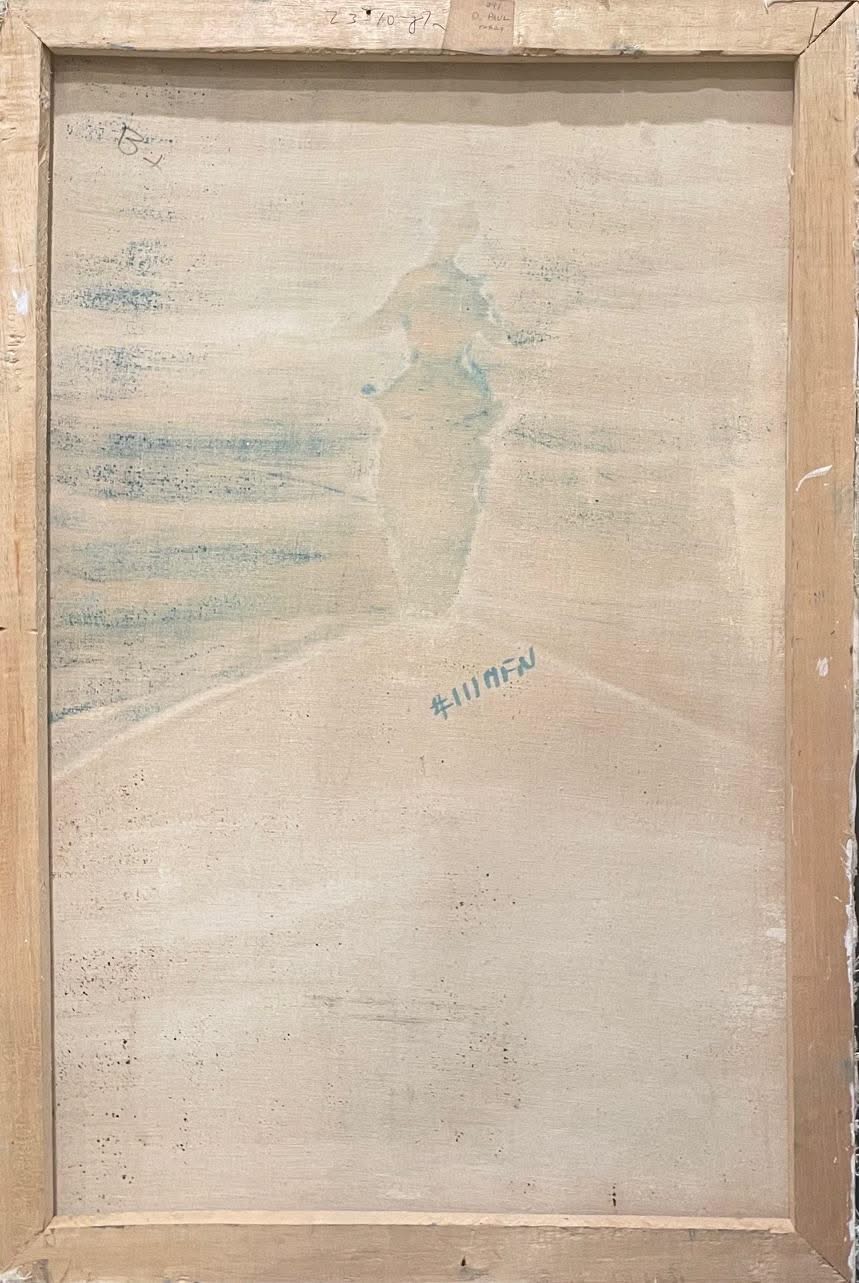 Damien Paul 24"x16" Daily Life 1981 Oil on Canvas Painting #111MFN