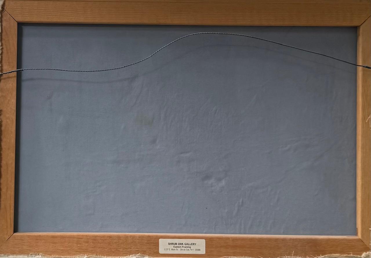 Raoul Viard (1921-1984) 16"x24" Village by the River c1970 Oil on Canvas Unframed Painting #1RS