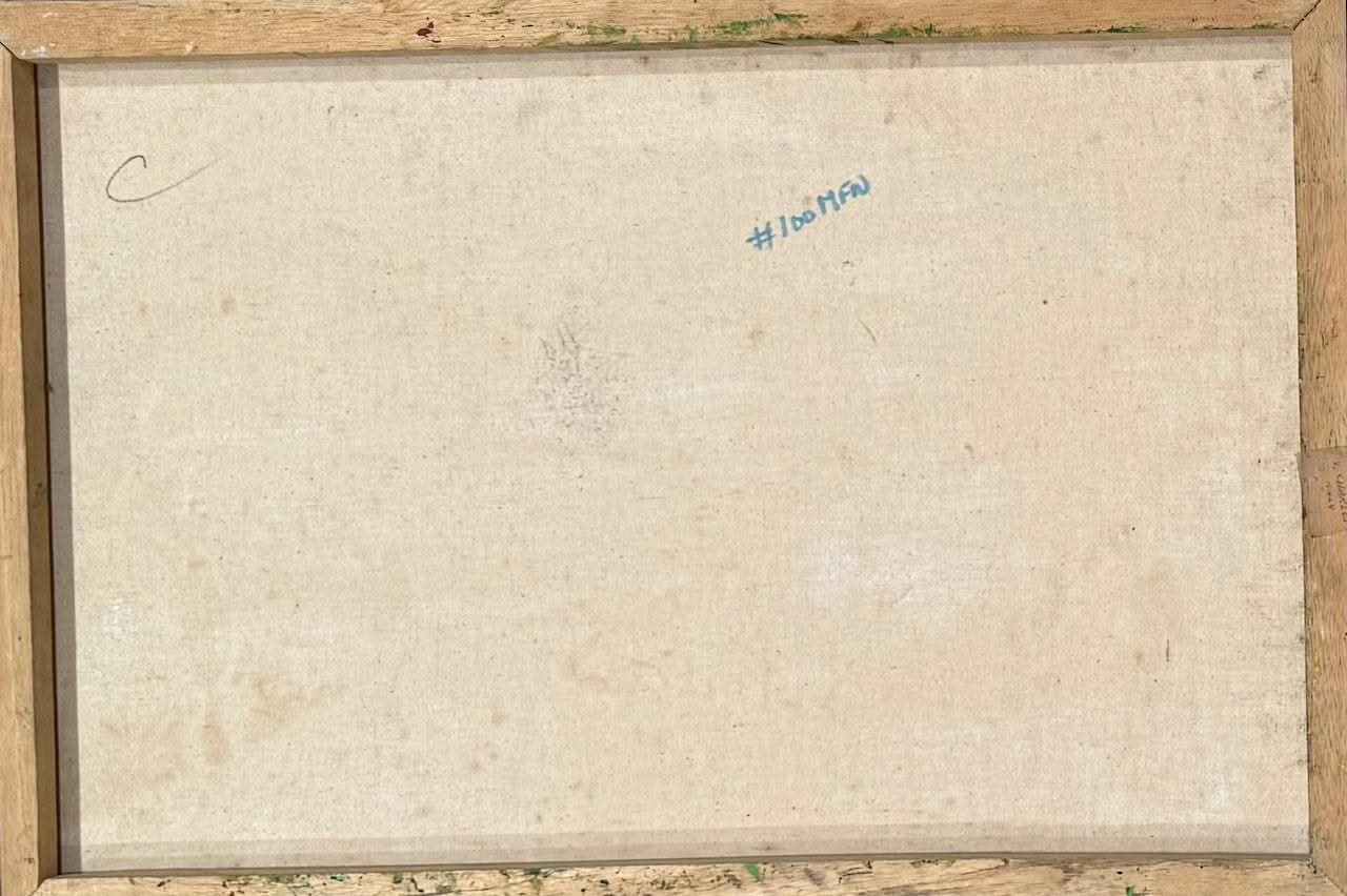 Valito Charles 16"x24" The Donkey c1980 Oil on Canvas Painting #100MFN