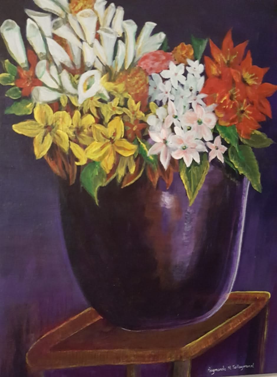 Raymonde Talleyrand 20"x24" Entre luz y sombra 2017 Acrílico sobre lienzo #2