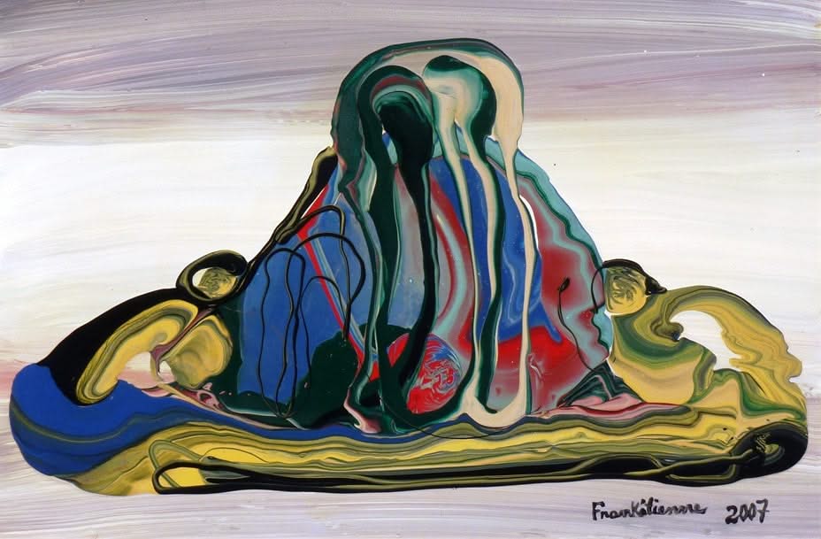 Franck Etienne- Franketienne 24"x16" Tenderness 2007 Acrylic on Masonite #1EB