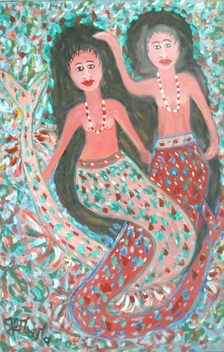 Gerard Fortune 36"x24" Sirens 2012 Acrylic on Canvas #J103-HA