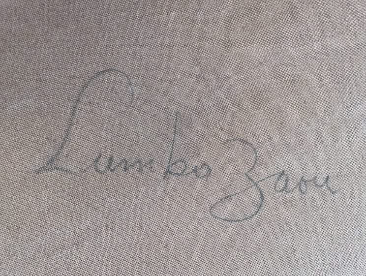 Felix Lafortune (Haitian, 1933-2016) 32"x22.50" LUMBA ZAOU" 1990 Oil on Masonite Painting-Unframed #2NP