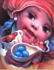 Lyonel Laurenceau 10"x8" Enfant d'Haiti 2006 Acrylic on Canvas #3MFN