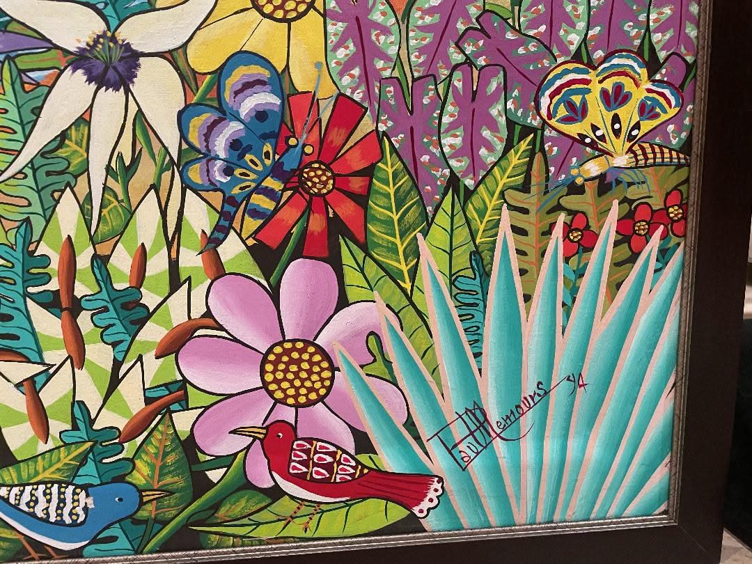 Paul Nemours 20"x24" Still Life 1994 Oil on Canvas #1-2-95MFN