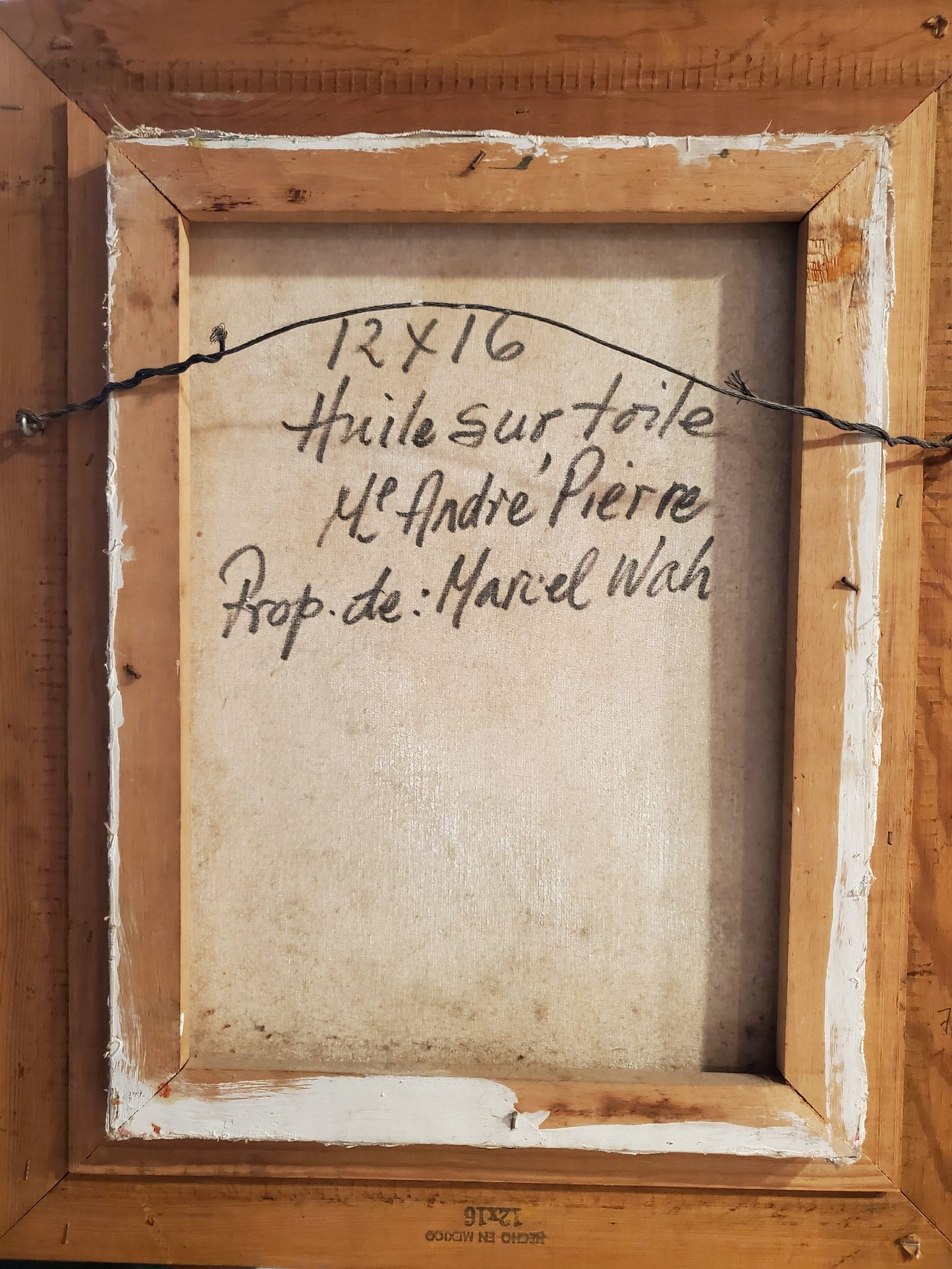 Andre Pierre (1914-2005) 16"x12" Ogoun Oil on Canvas #1MF