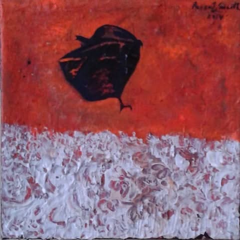 Pascal Smarth 10"x10" Envolee- Etude#7 Acrylic on Canvas 2014