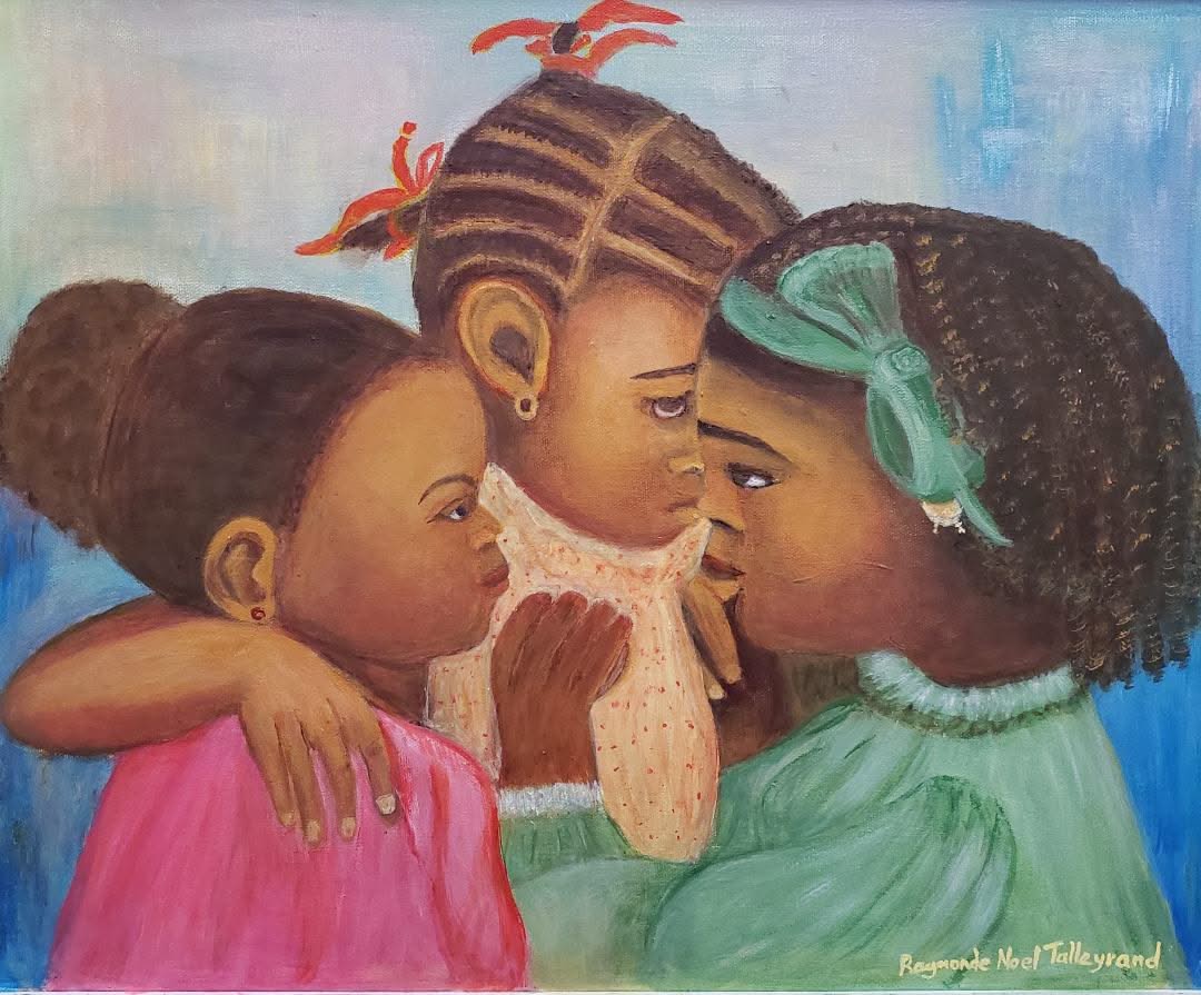 Raymonde Talleyrand 16"x20" Babillage 2020 Acrylic on Canvas #31TR