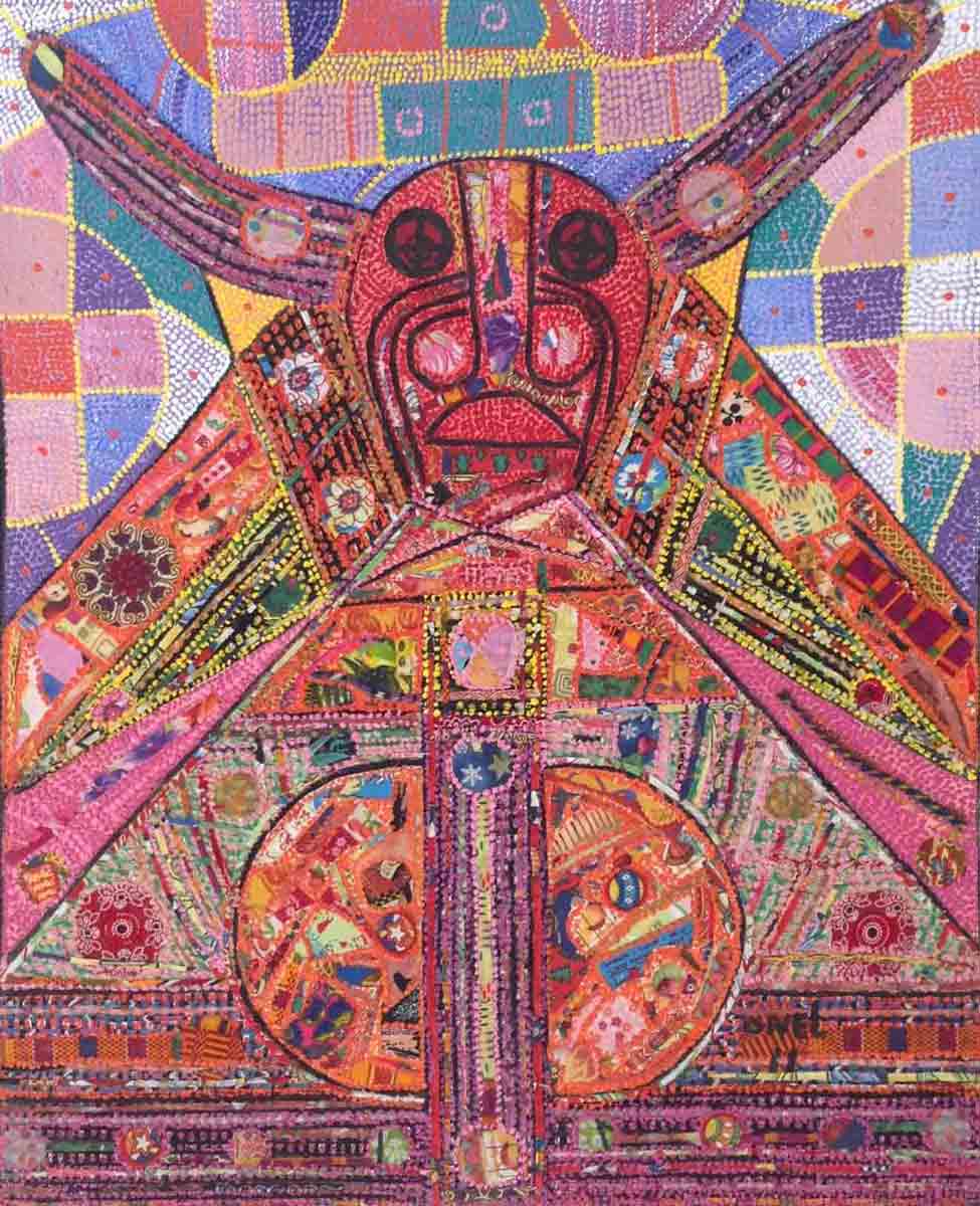 Onel (Lionel Paul) 20"x24" Untitled Oil on canvas #1132GN-HA