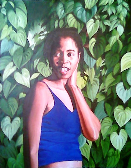 Sophia Lacroix  20"x16"  "Ti Matmwazel" Oil on Canvas #1SL-11-10
