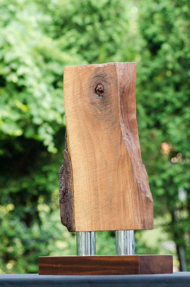 Randoplh San Millan "Sentient" 27"h x16"w x7"d Wood on Granite #CRSM3