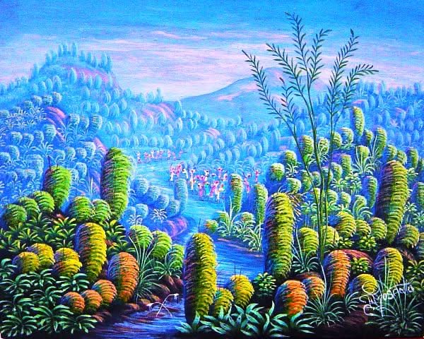 Frantz Mosanto 8x10 Landscape Acrylic on Hardboard #22-3-96MFN