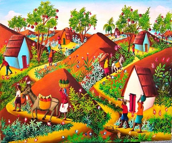 Valito Charles 20"x24" Rural Scene Oil on Canvas #11-2-95MFN