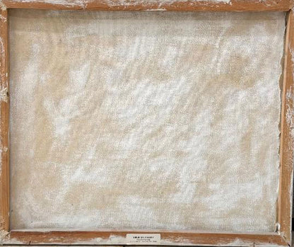 Dieudonne Cedor (1925-2010) 20"x24" Harbor Sailboats with Figures c1980 Oil On Canvas Unframed Painting #2RS