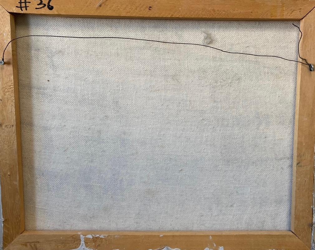 Dieudonne Cedor (1925-2010) 16"x20" Haitian Village Scene c1979 Oil On Canvas Unframed Painting #5ML