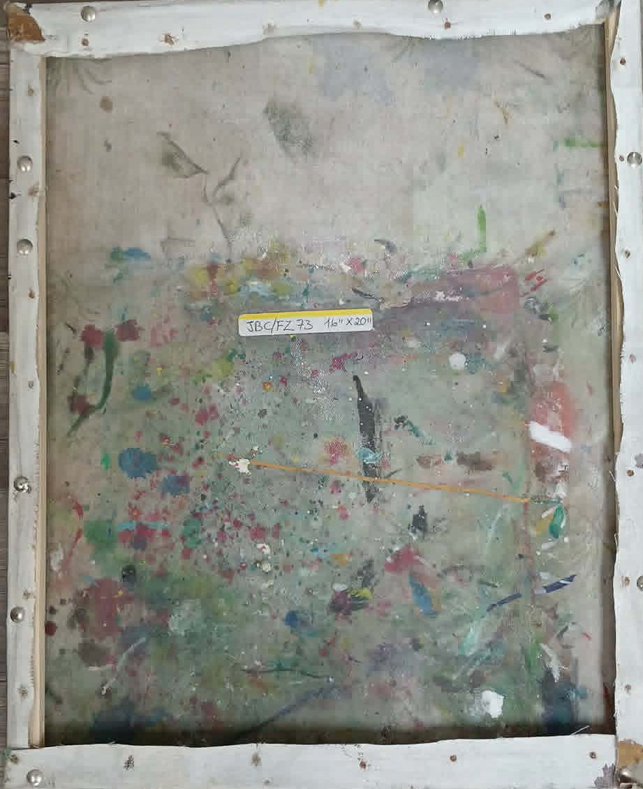Frantz Zephirin 16"x20" Damballa and Ayida-Wedo c2000 Oil on Canvas Painting #1JM