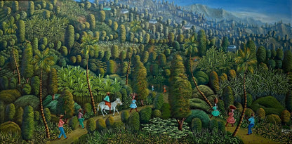 Frantz Mosanto 8x10 Paysage Acrylique sur panneau dur #22-3-96MFN