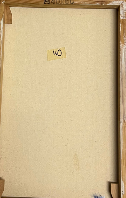 Jean Amil Augustin 23.62"x15.75" Faces of Abundance 2016 Oil on Canvas Unframed Painting #7CFS