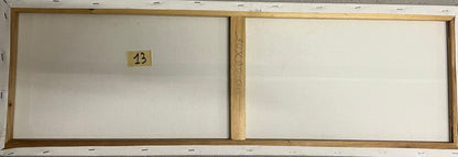 Jean Amil Augustin 35.43"x11.81" Haversting the Fields 2016 Oil on Canvas Unframed Painting #2CFS