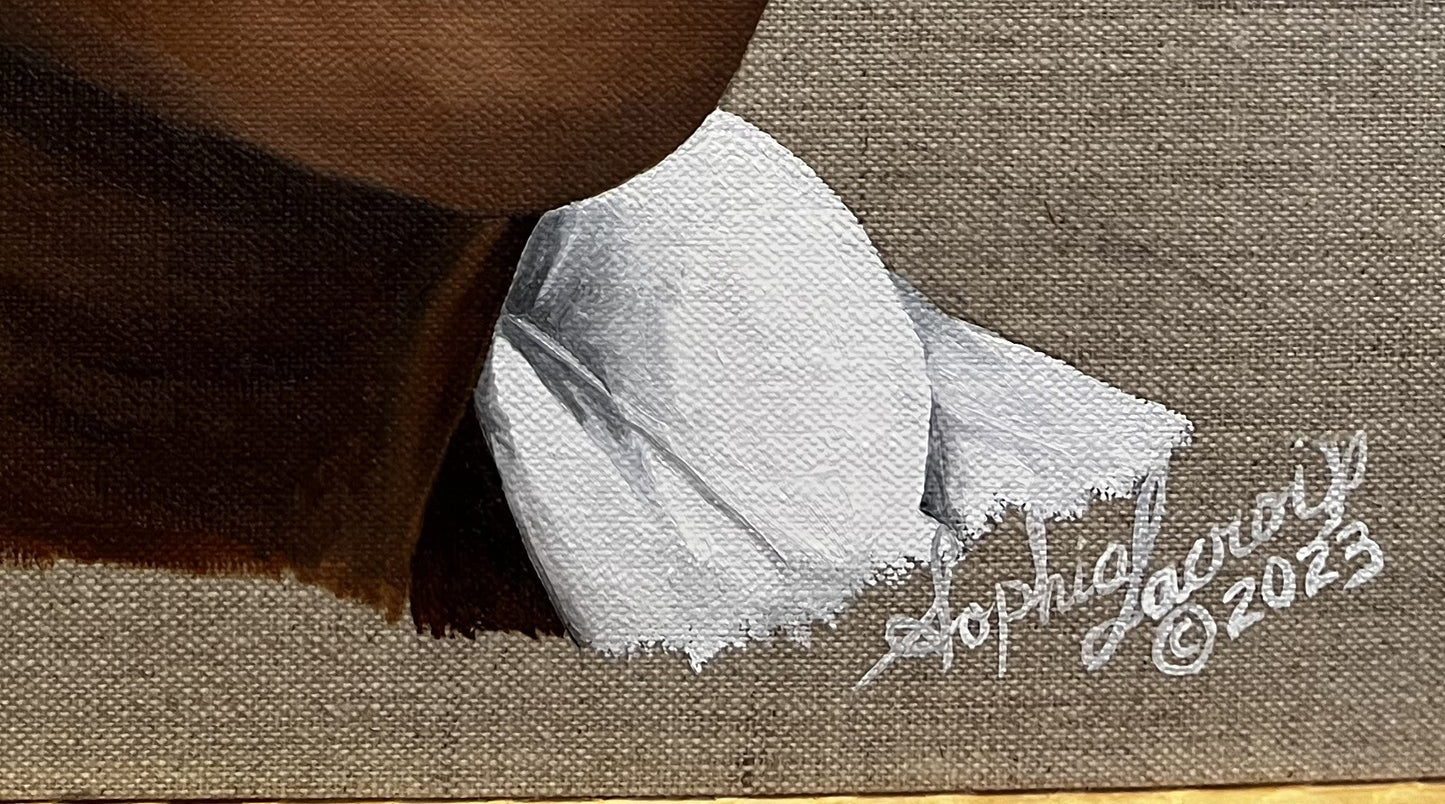 Sophia Lacroix 16"x12" Beautiful Innocence III  2023  Oil on Linen Board Painting #3SL