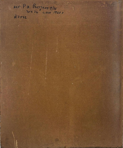 Luce Turnier 24"x20" The Pose c1960 Acrylic on Board Unframed Painting#2502GN-HA