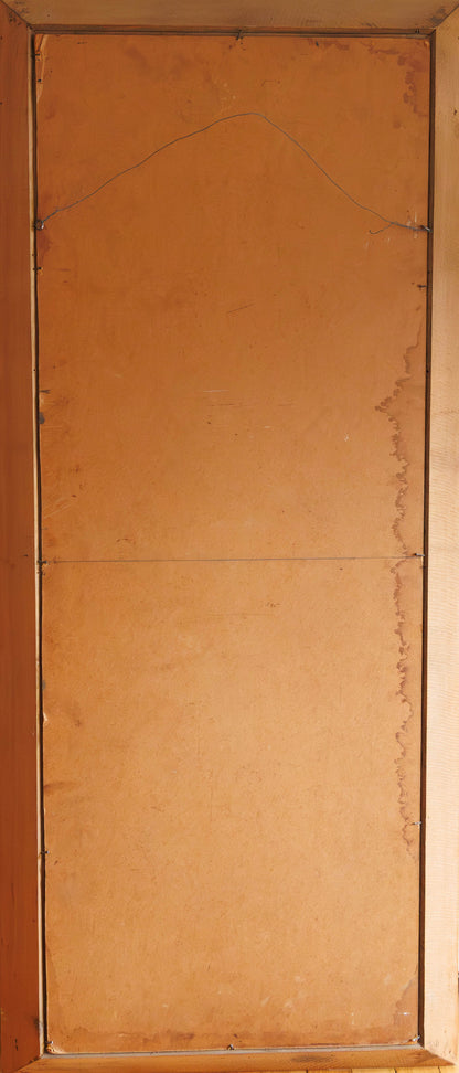 Néhémy Jean (1931-2007) 16"x24" Comerciante durmiente 1969 Óleo sobre lienzo #2-2-95MFN