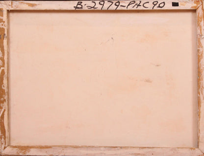 Pierre-Joseph Valcin (1925-2000) 18"x24" Outdoor Cooking c1980 Acrylic on Canvas #1TP