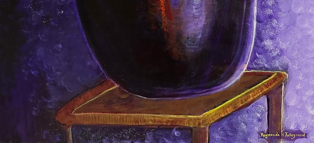 Raymonde Talleyrand 20"x24" Entre Lumière et Ombre 2017 Acrylique sur Toile #2