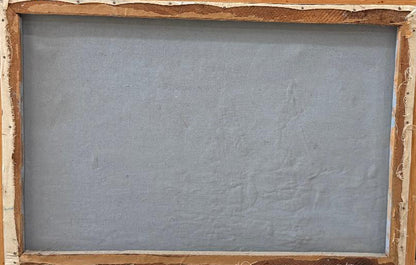 Raoul Viard (1921-1984) 16"x24" Sailboats at Night Harbor c.1970s Oil on Canvas Unframed Painting #5RS