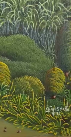 Frantz Mosanto 8x10 Paysage Acrylique sur panneau dur #22-3-96MFN