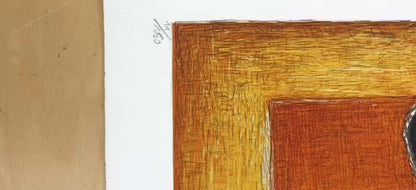 Angel Botello (1913-1986) 22"x33" 'NIÑA CON PÁJARO' Signed Litho 11/150 on Paper Print-Unframed #1MFN