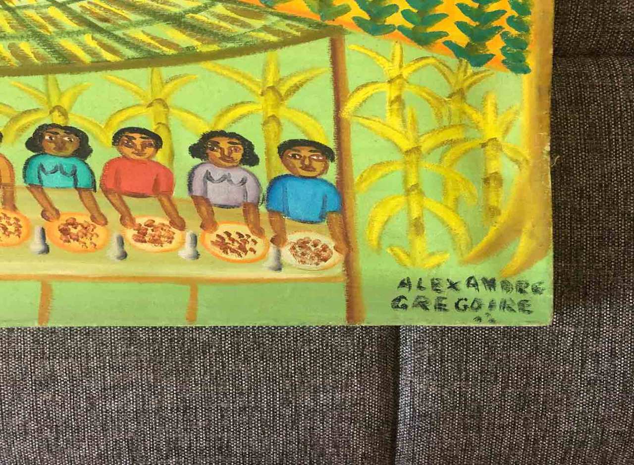 Alexandre Gregoire 16"x20" The Dinner Oil on Canvas #7-2-95MFN
