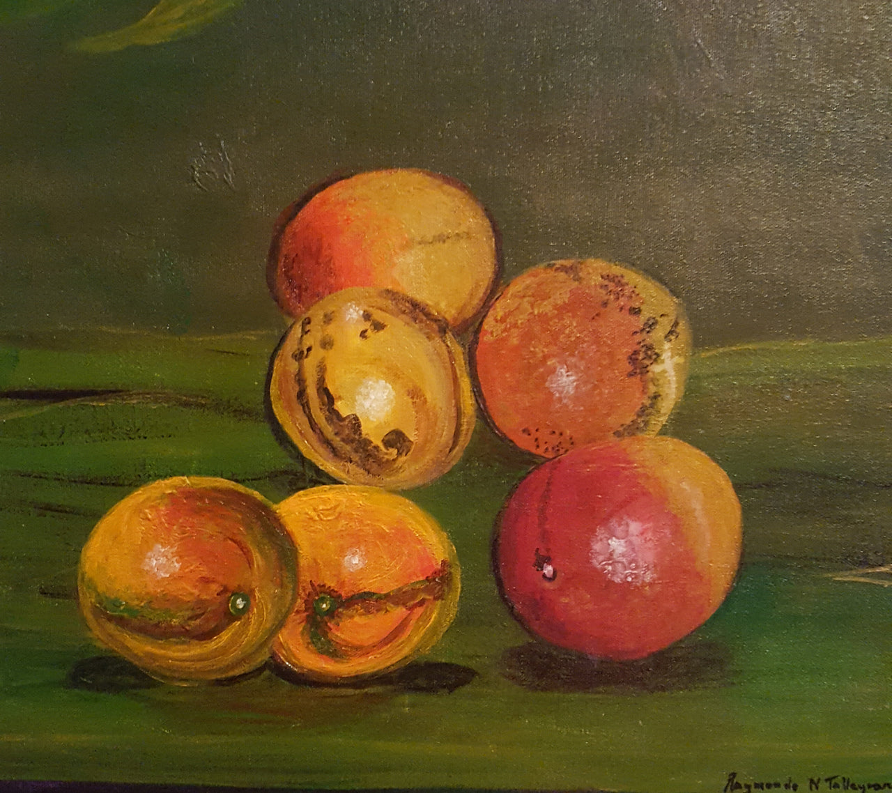 Raymonde Talleyrand 16"x20" Mango Harvest 2013 Acrylic on Canvas
