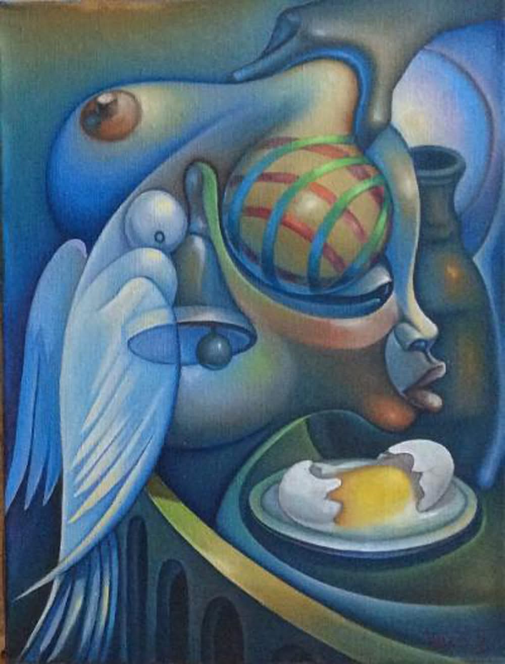 Valcin Fravrange Valcin II (Haitian, 1947-2010) – Myriam Nader Haitian Art Gallery