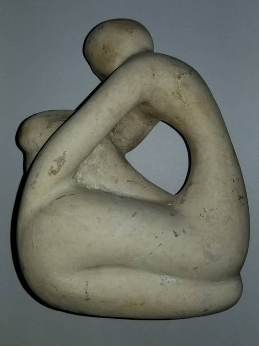 Georges Laratte 9"x6"x3" La estatua de piedra de la mujer desnuda #6JN-HA