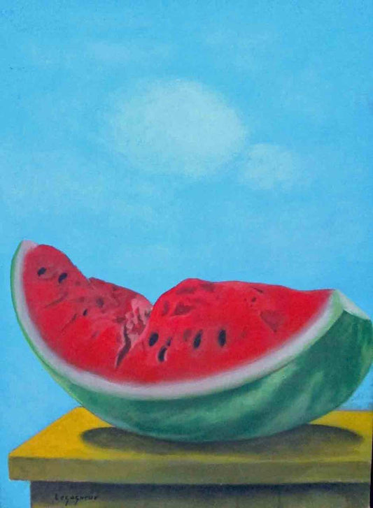 Jean-Claude Legagneur 23 ½"x20" Watermelon Acrylic on Canvas #J26-HA