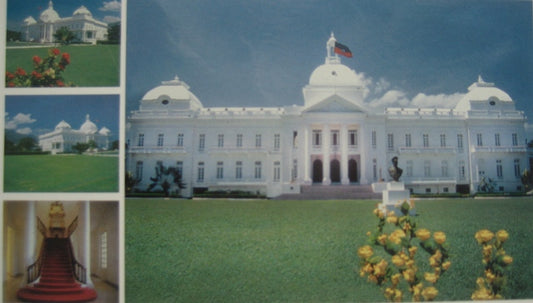 Carte postale haïtienne : Palais National en PAP, Haïti